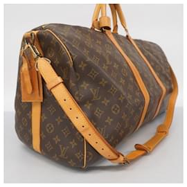 Louis Vuitton-Louis Vuitton Monogram Keepall Bandouliere 55-Brown