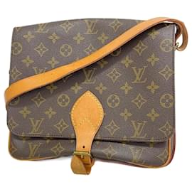 Louis Vuitton-Louis Vuitton Monogram Cartesier GM Shoulder Bag-Brown