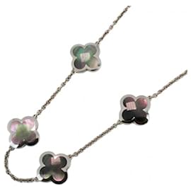 Van Cleef & Arpels-Van Cleef & Arpels 18K White Gold Necklace-Brown