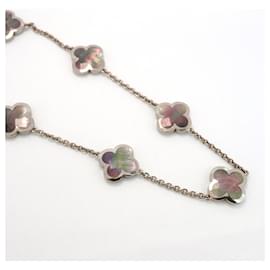 Van Cleef & Arpels-Van Cleef & Arpels 18K White Gold Necklace-Brown