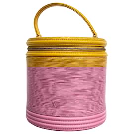 Louis Vuitton-Louis Vuitton Epi Cannes Handbag in Jaune-Yellow
