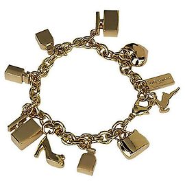Pulseira DOLCE & GABBANA em aço dourado com charms Dourado
