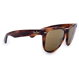 Ray-Ban-B&L Brown Acetate Wayfarer II Sunglasses 53/14 140 mm-Brown