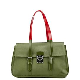 Louis Vuitton-Louis Vuitton Epi Segur MM Tote Bag-Red