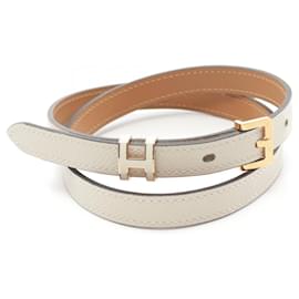 Hermès-Hermes Pop H 15 Belt-White