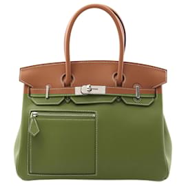 Hermès-Hermes Birkin 30 Colormatic Handbag-Brown,Golden