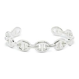 Hermès-Hermes Chaine d'Ancre Anchaine Bangle-Silvery