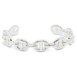 Hermès-Hermes Chaine d'Ancre Anchaine Bangle-Silvery