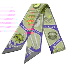 Hermès-Hermes Twilly FUNNY ICE CREAM Scarf-Multiple colors,Beige