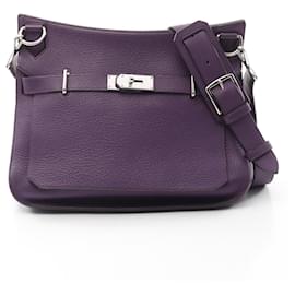 Hermès-Hermes Gypsiere 34 Shoulder Bag-Purple