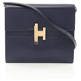 Hermès-Hermes Cinetic To-Go Shoulder Bag-Blue