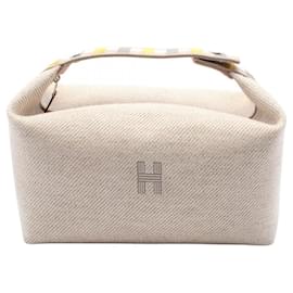 Hermès-Hermes Bride A Black GM Handbag-Beige