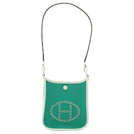 Hermès-Hermes Neo Evelyn TPM Shoulder Bag-Blue,Other,Green