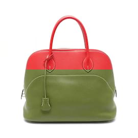 Hermès-Hermes Bolide 35 Handbag-Red
