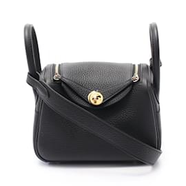 Hermès-Hermes Lindy Mini Shoulder Bag-Black