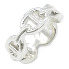 Hermès-Hermes Chaine d'Ancre Ring in Silver 925-Silvery