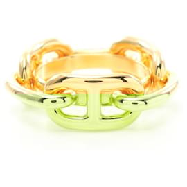 Hermès-Hermes Chaine d'Ancre Scarf Ring-Golden