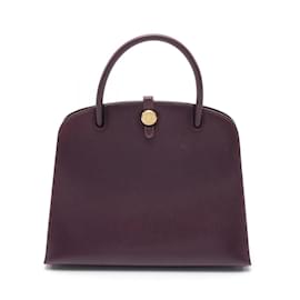 Hermès-Hermes Dalvi MM Handbag in Cassis Purple-Purple,Dark purple