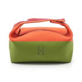 Hermès-Hermes Brid A Black PM Handbag-Red,Orange,Dark red