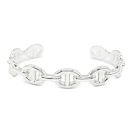 Hermès-Hermes Chaine d'Ancre Anchaine Bangle-Silvery