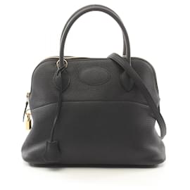 Hermès-Hermes Bolide 31 Handbag-Black