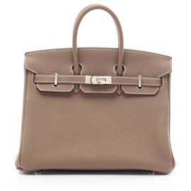 Hermès-Hermes Birkin 25 Handbag-Beige,Taupe