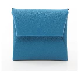 Hermès-Hermes Bastia Blue Zanzibar Coin Case-Blue