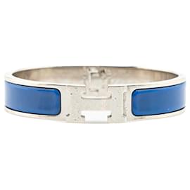 Hermès-Hermès Blue Enamel Clic H Bracelet PM-Other