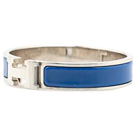 Hermès-Hermès Blue Enamel Clic H Bracelet PM-Other