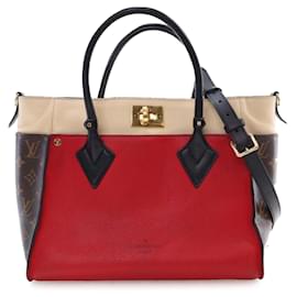 Louis Vuitton-Louis Vuitton Red Monogram On My Side MM-Other