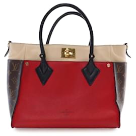 Louis Vuitton-Louis Vuitton Red Monogram On My Side MM-Other