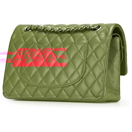 Chanel-Chanel Red Medium Classic Caviar Double Flap-Red
