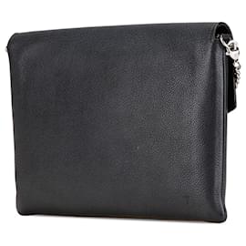 Louis Vuitton-Louis Vuitton Black MyLockMe Chain Pochette-Black