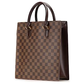 Louis Vuitton-Louis Vuitton Brown Damier Ebene Venice Sac Plat-Brown