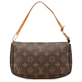 Louis Vuitton-Louis Vuitton Brown Monogram Pochette Accessoires-Brown