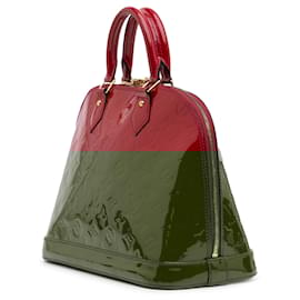 Louis Vuitton-Louis Vuitton Red Monogram Vernis Alma PM-Red