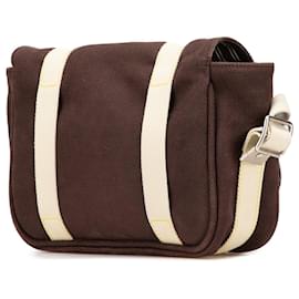 Louis Vuitton-Louis Vuitton Brown Toile Antigua Besace LV Cup Messenger PM-Brown,Dark brown