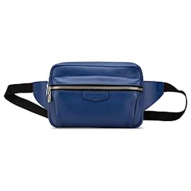 Louis Vuitton-Louis Vuitton Blue Taiga Outdoor Bumbag-Blue