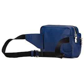 Louis Vuitton-Louis Vuitton Blue Taiga Outdoor Bumbag-Blue