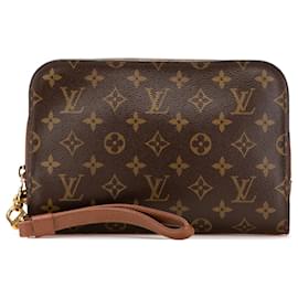 Louis Vuitton-Louis Vuitton Brown Monogram Orsay-Brown