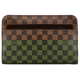 Louis Vuitton-Louis Vuitton Brown Damier Ebene Saint Louis Pochette-Brown