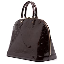 Louis Vuitton-Louis Vuitton Purple Monogram Vernis Alma GM-Purple