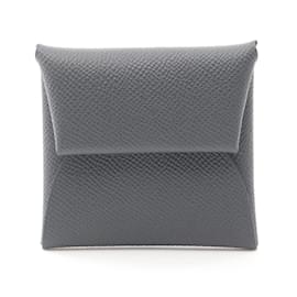 Hermès-Hermes Bastia Coin Case in Epsom Leather-Brown,Grey
