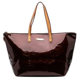 Louis Vuitton Monogram Vernis Rosso Bellevue GM Rosso Bordò