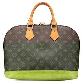 Louis Vuitton-Louis Vuitton Brown Monogram Alma PM-Brown