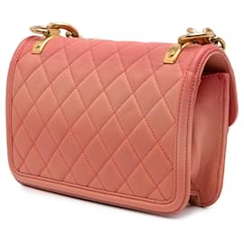 Chanel-Chanel Pink Small Quilted Caviar Sunset On The Sea Flap-Pink