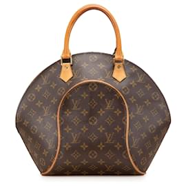 Louis Vuitton-Louis Vuitton Brown Monogram Ellipse MM-Brown