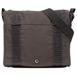 Hermès-Hermès Brown Fourre Tout Besace Messenger PM-Brown,Dark brown