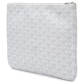 Goyard-Goyard White Goyardine Senat MM-White