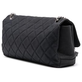 Chanel-Chanel Black Quilted Iridescent Caviar Lady Pearly Flap-Black